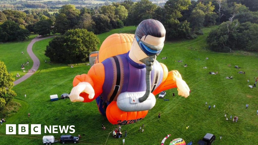Some of the UK's most unusual hot air balloons ahead of fiesta