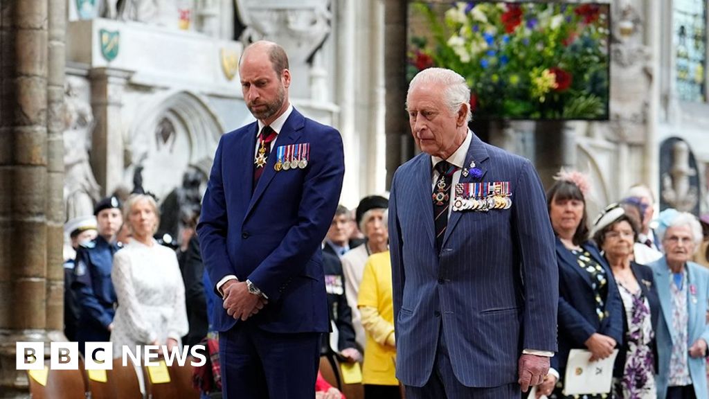 Candles, wreaths, famous faces: VE Day at 80 in pictures