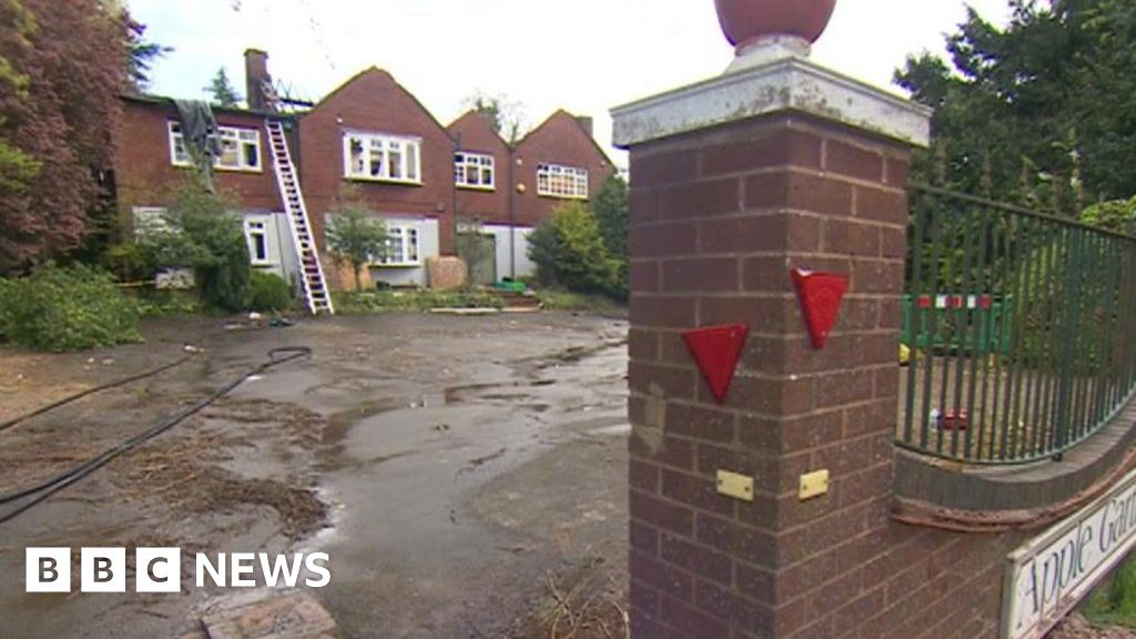 Crews fight fire at disused care home in Coventry - BBC News