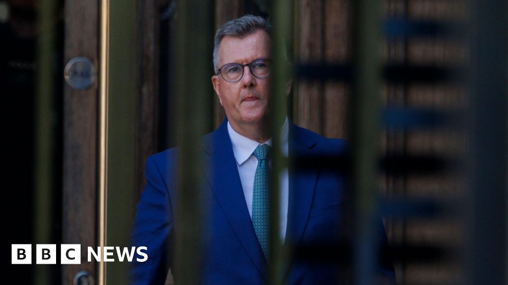 Donaldson's first night in prison as downfall shakes NI politics
