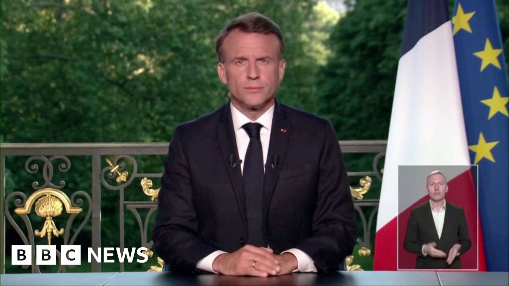 Snap elections are an 'act of trust', says Macron