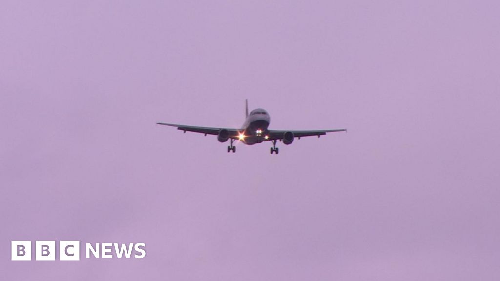 Passengers stuck on planes and homes without power in Storm Ashley disruption