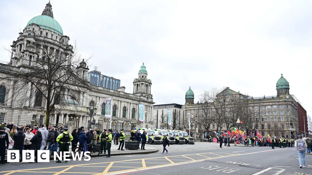 Man charged after Belfast anti-migrant protest