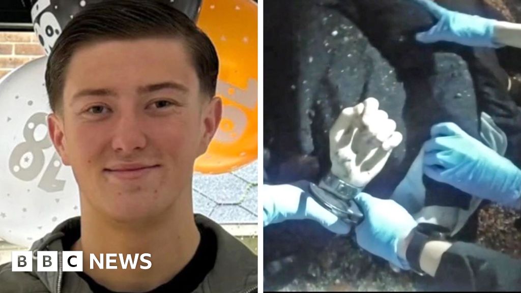 Murdered student did not die with dignity, says family, as bodycam footage shows him being handcuffed