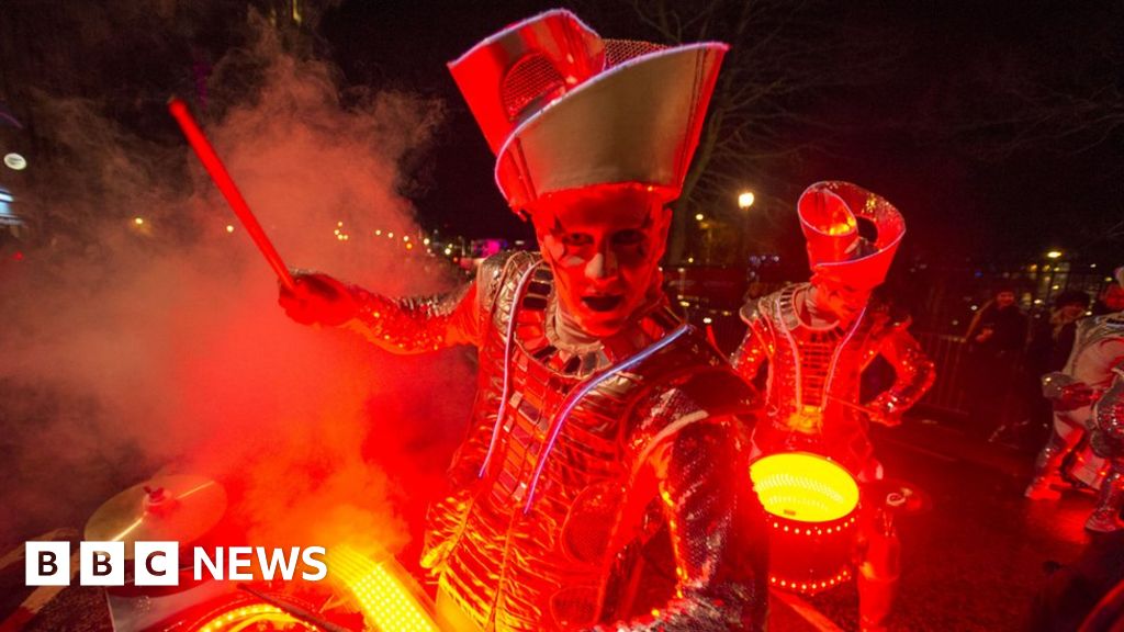 In Pictures Scotland Marks The New Year Bbc News