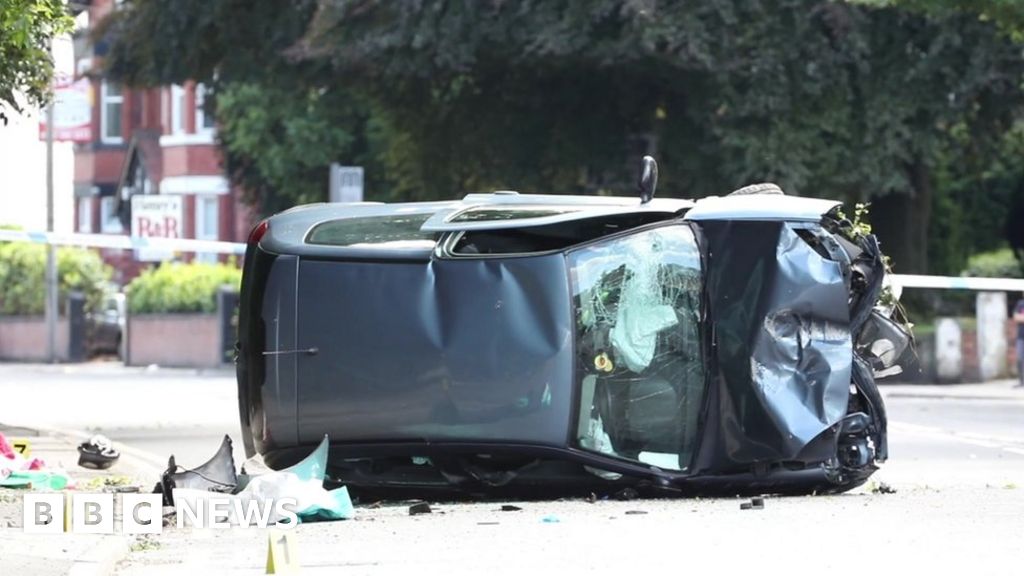 Man 21 charged after two injured in Stockport A6 crash BBC News