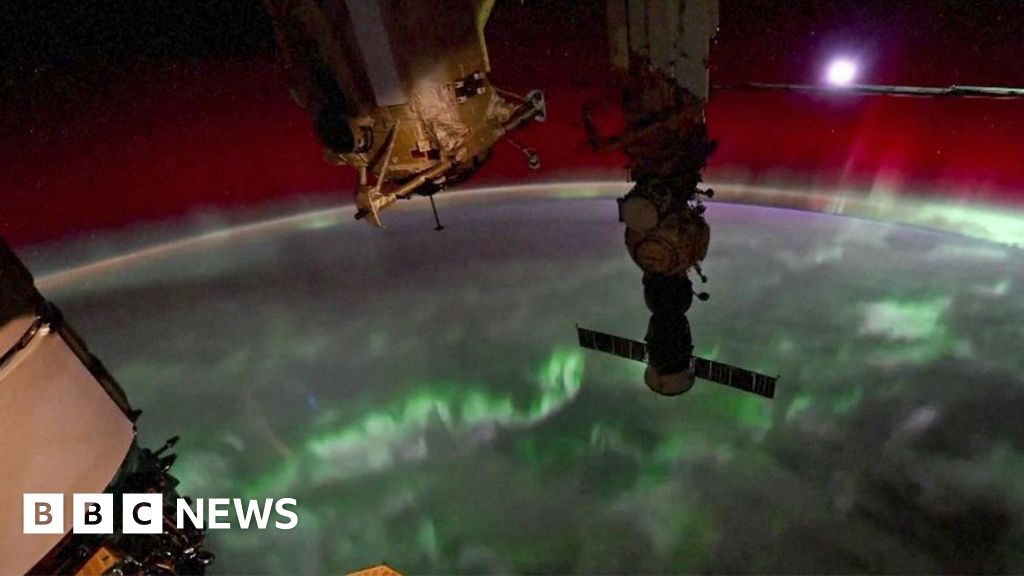 Watch: The Northern Lights seen from space