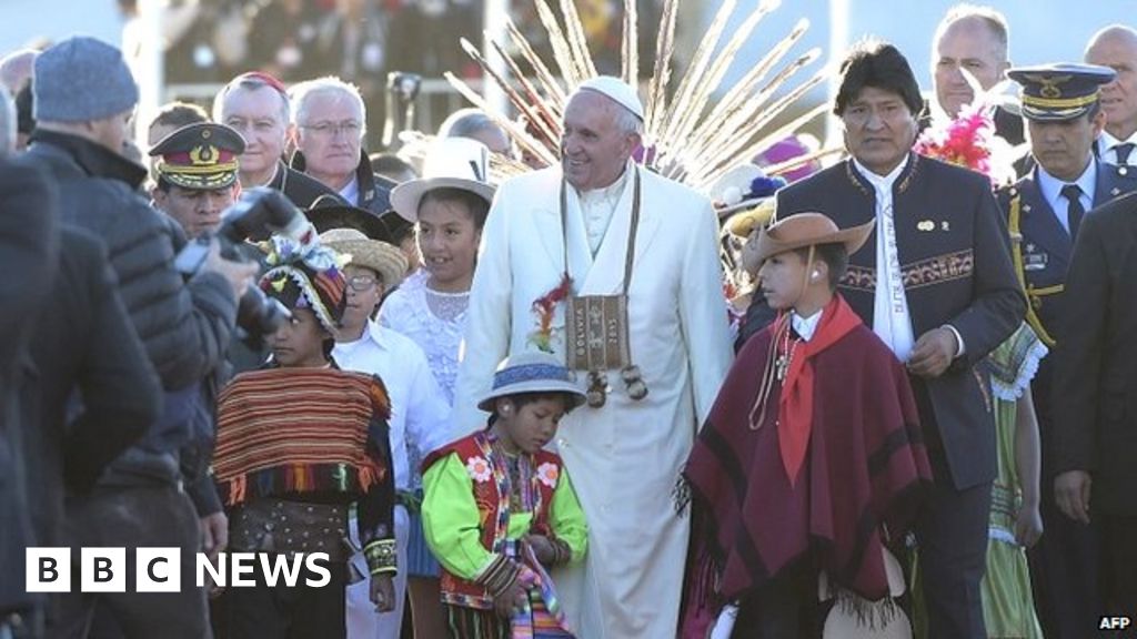 Pope Francis highlights Bolivia poverty BBC News