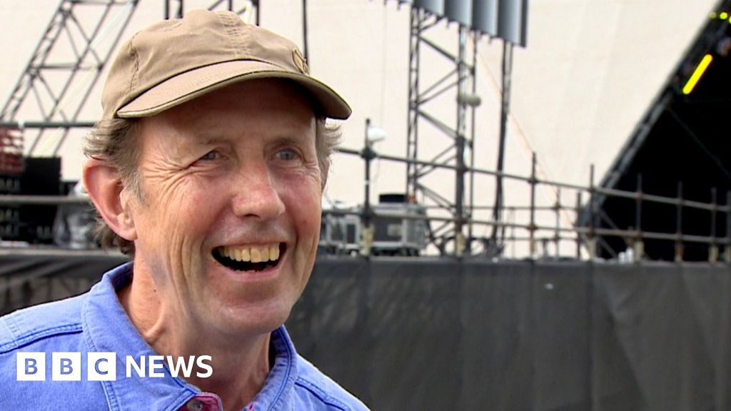 The job centre DJ who keeps Glastonbury dancing