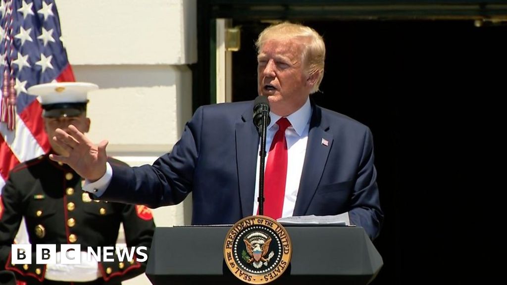 President Trump rejects racist tweet allegations