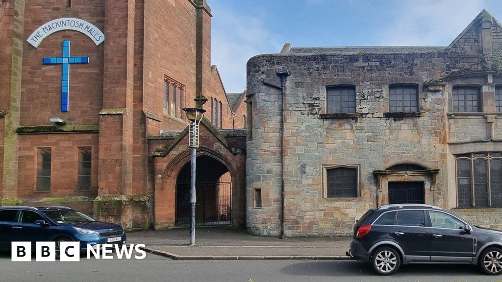 The exterior of the Mackintosh Halls in Glasgow