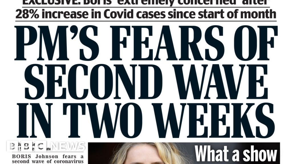 The Papers: PM's 'second wave' fears, and airport test calls