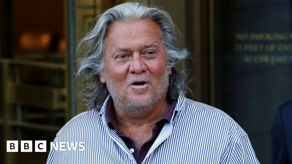 US election: Bannon Twitter account banned amid clampdown - BBC News