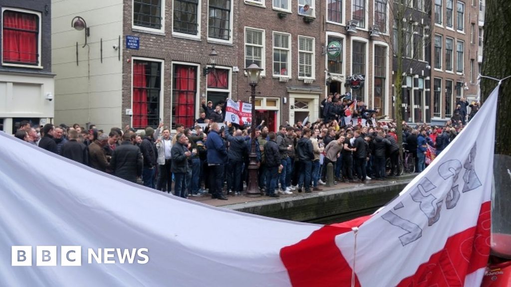 England football fans arrested in Amsterdam after violent clashes