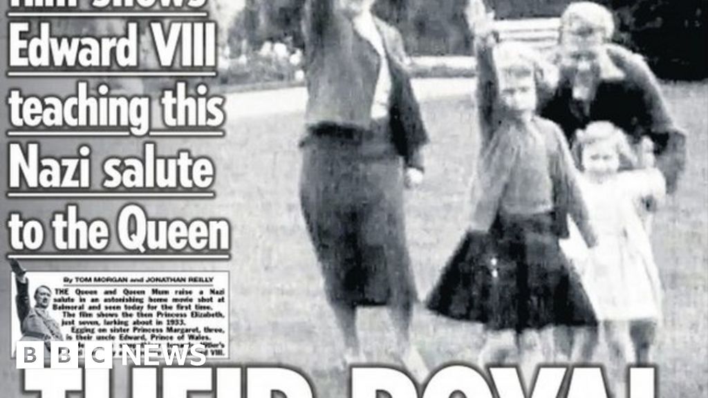 Queen Nazi Salute Film Palace Disappointed At Use Bbc News