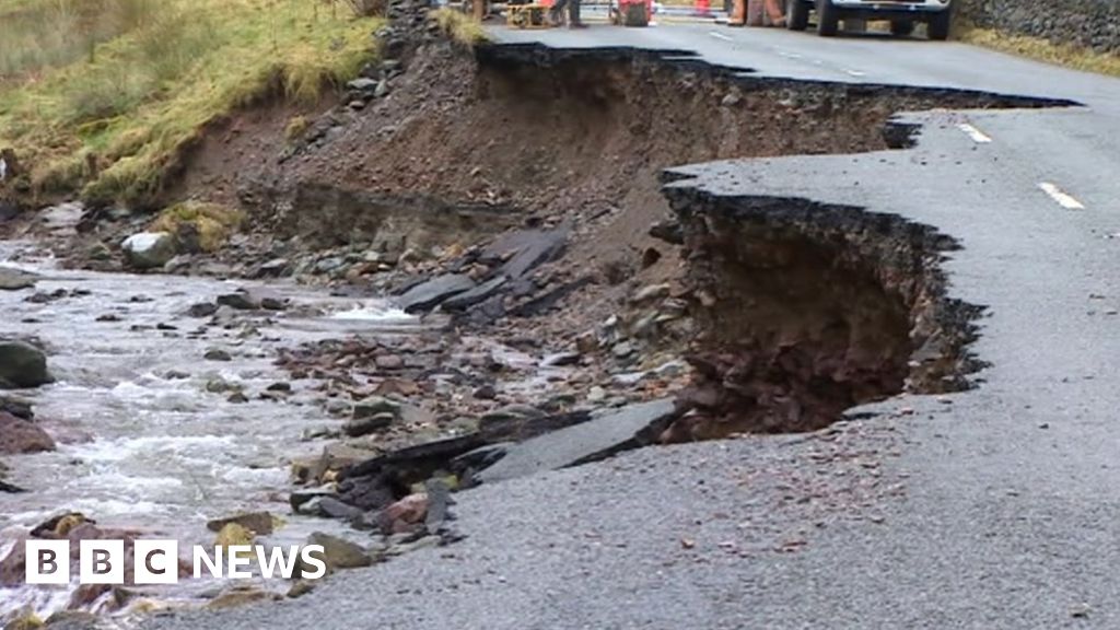 Flood-damaged A591 in Cumbria 'should reopen by end of May' - BBC News