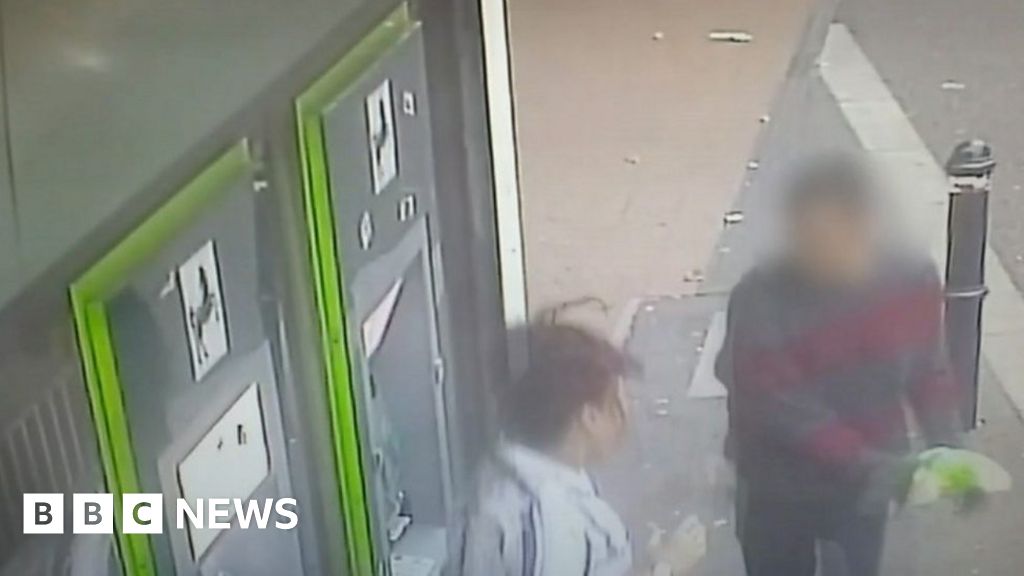 CCTV shows woman attacked in Darlaston cashpoint robbery