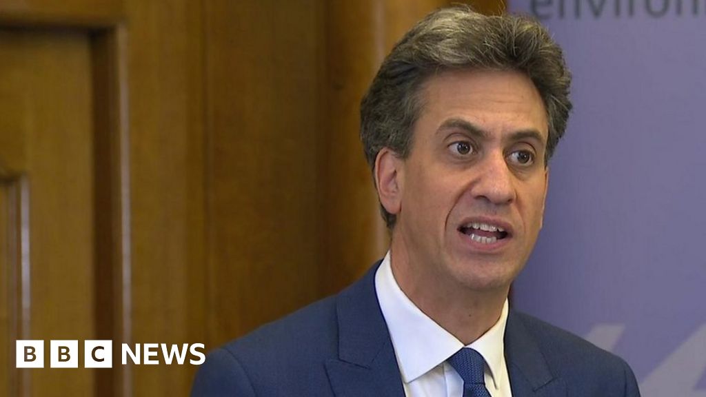 Miliband on COP26 climate change summit in Glasgow