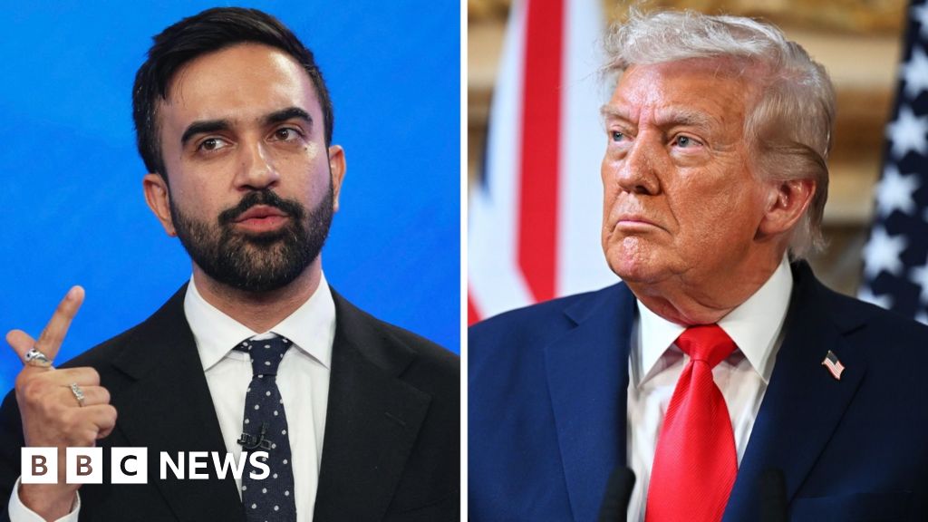 Trump and Mamdani exchange words