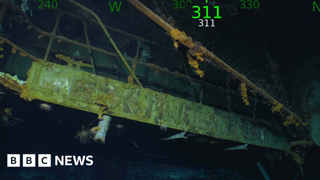 Sunken US WW2 warship found under Coral Sea
