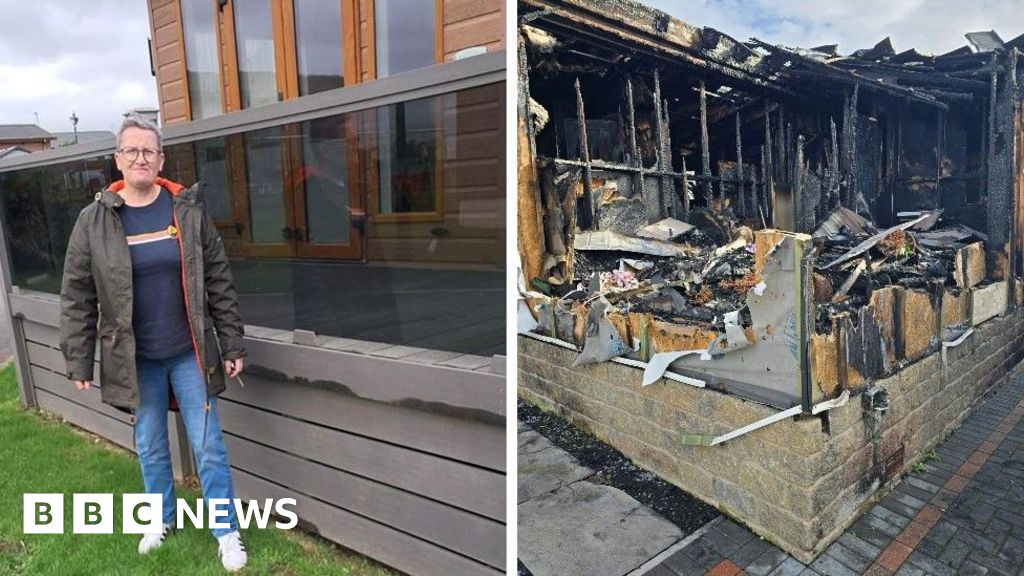 Homes of residents in dispute with holiday park company catch fire on same day