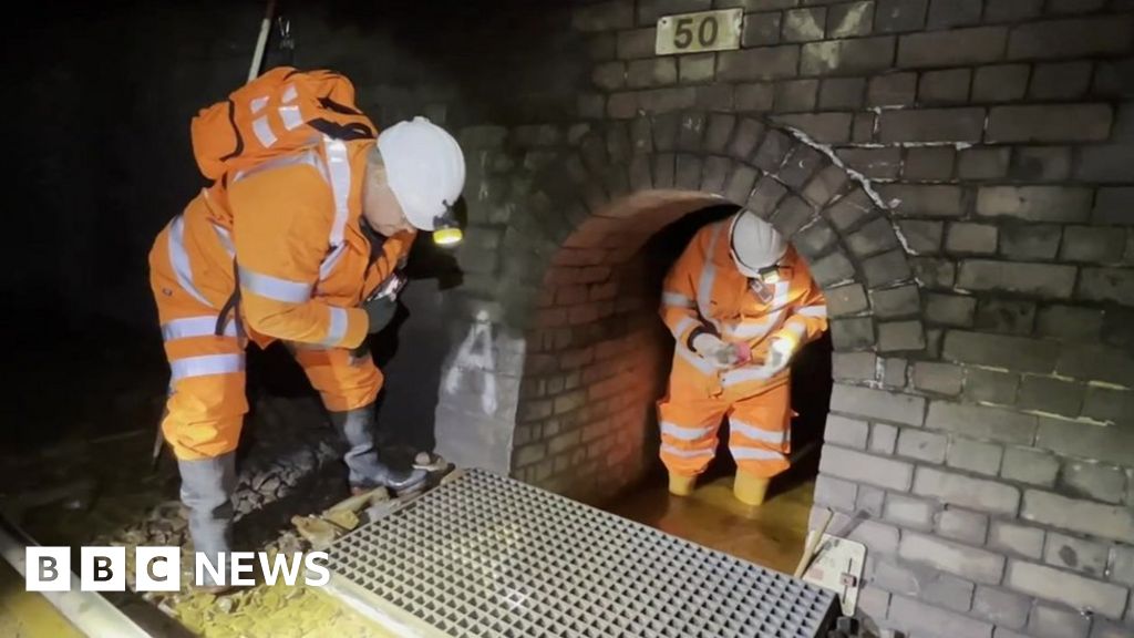 Whitehaven Harbour orange water: Railway tunnel tested