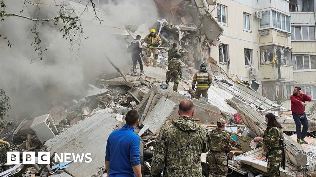 Русия обвинява Украйна, тъй като апартаментите в Белгород се срутват след взрив