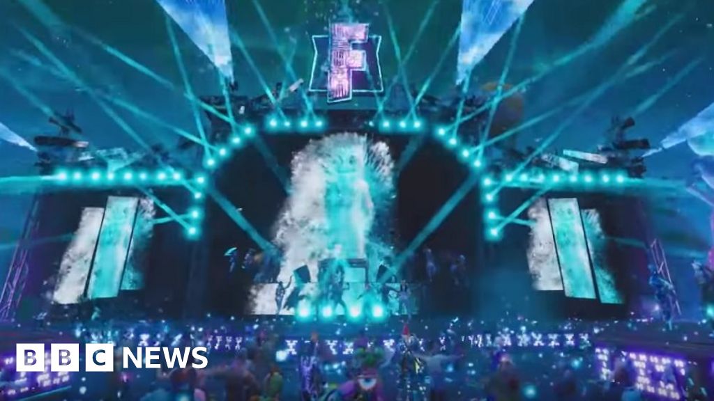 Fortnite Millions Attend Virtual Marshmello Concert Bbc News