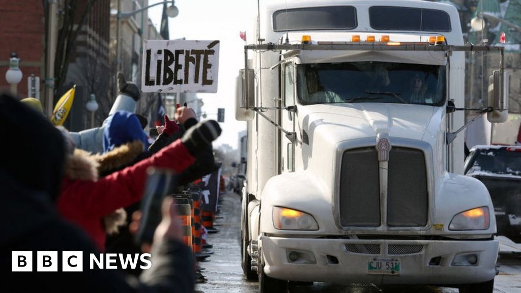 Freedom Convoy: Why Canadian truckers are protesting in Ottawa – BBC News