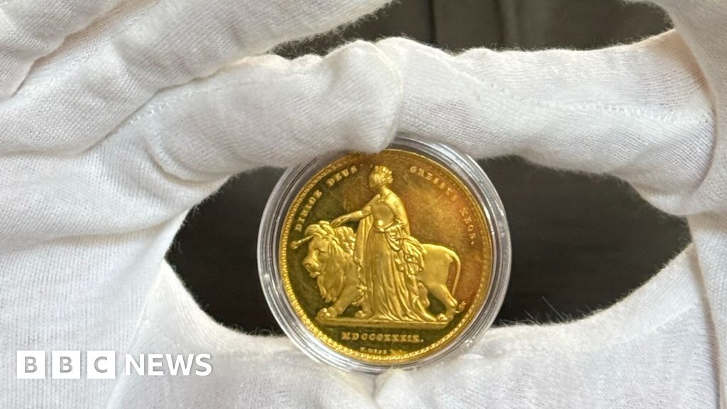 Britain's 'most beautiful coin' sold for £110,000