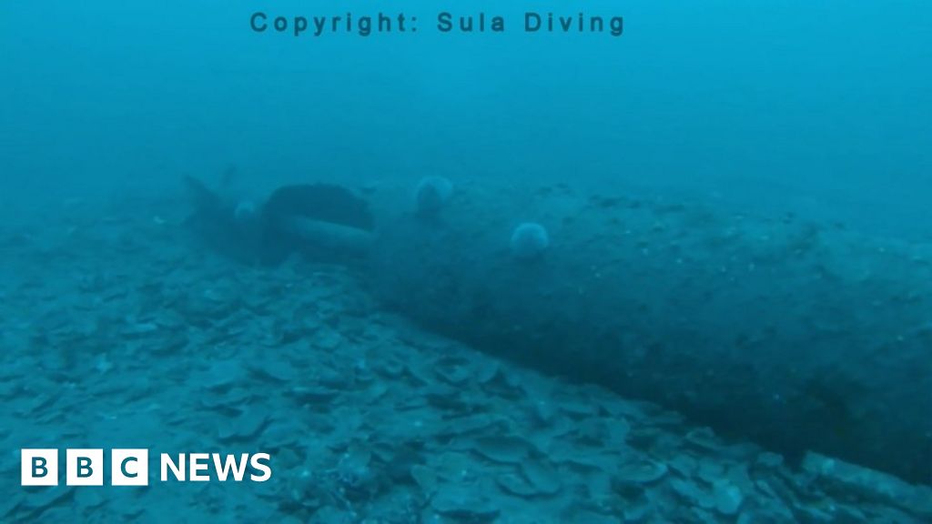 Torpedo on seabed linked to sinking of Royal Oak in Scapa Flow BBC News