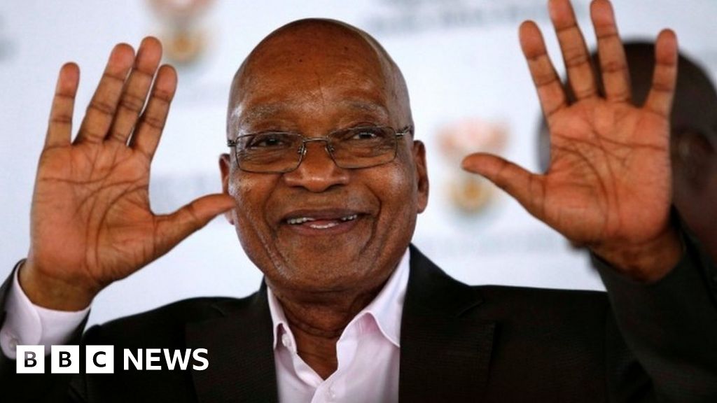 South Africa President Jacob Zuma Gets Backing From Anc Bbc News