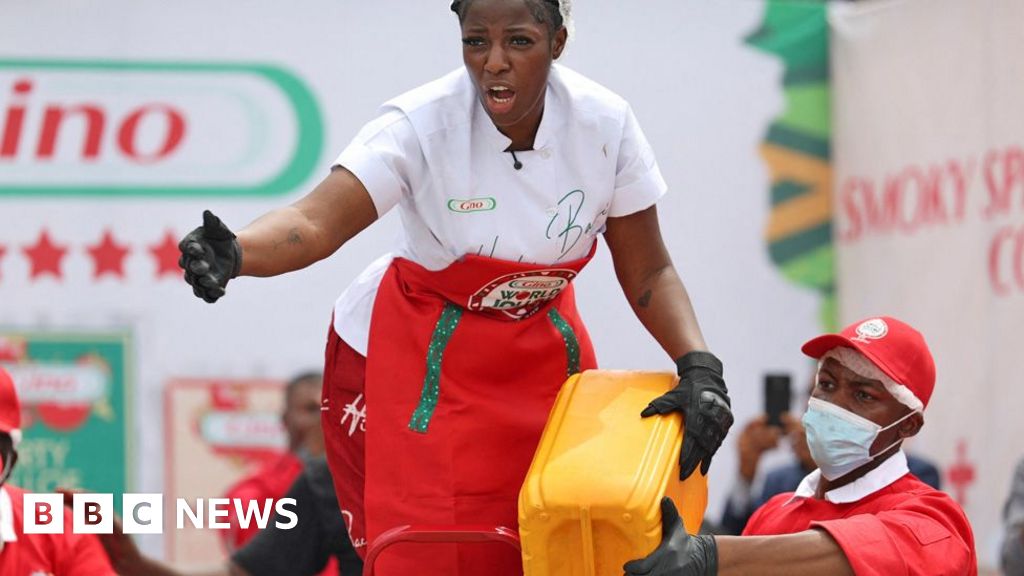 Hilda Baci: Nigerian chef breaks world record for largest jollof