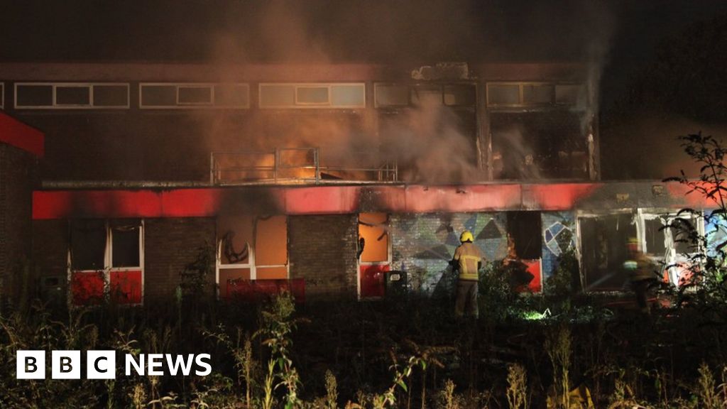 Doncaster school arsonists hunted by police