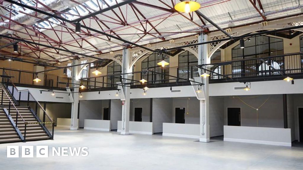 bbc.co.uk - George Torr - Glossop Market Hall reopens after &pound;7.3m renovation project - BBC News