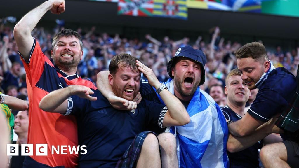Scotland fans march on after Swiss rollercoaster at Euros