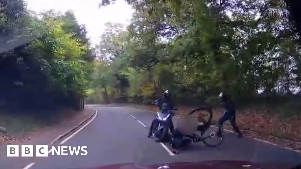 Cyclists attacked by axe-wielding bike thieves