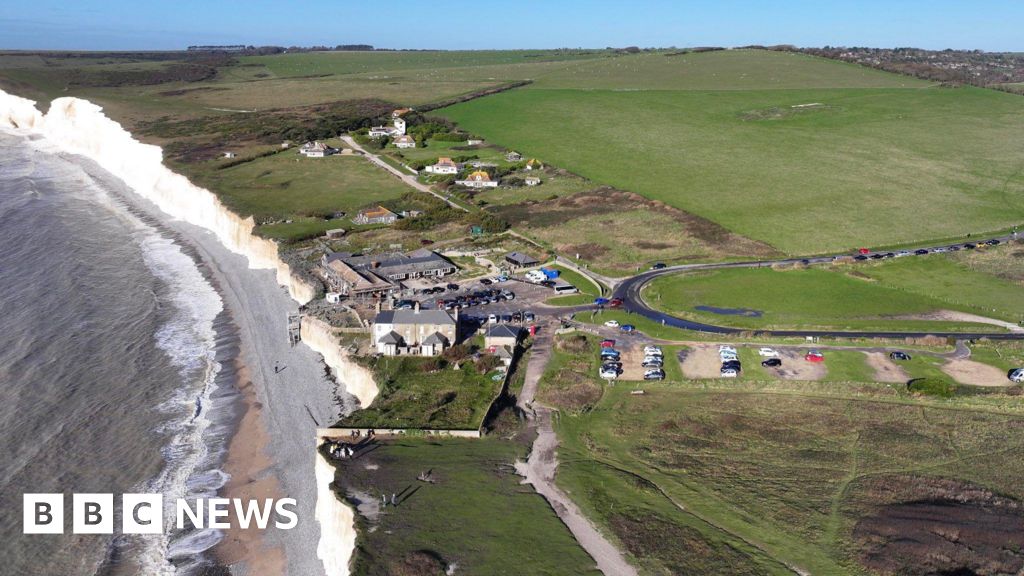 Birling Gap Cliff erosion forces partial demolition of building