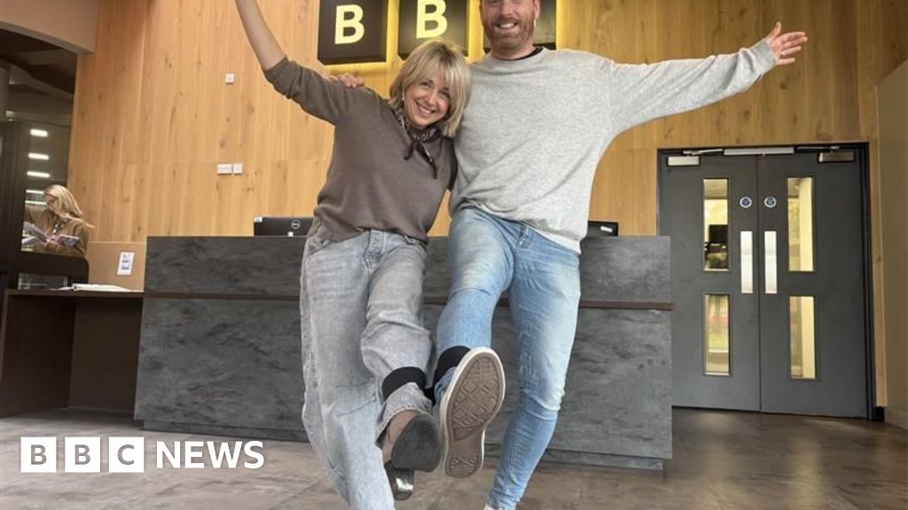 BBC Newcastle presenters finish three-legged Children in Need feat