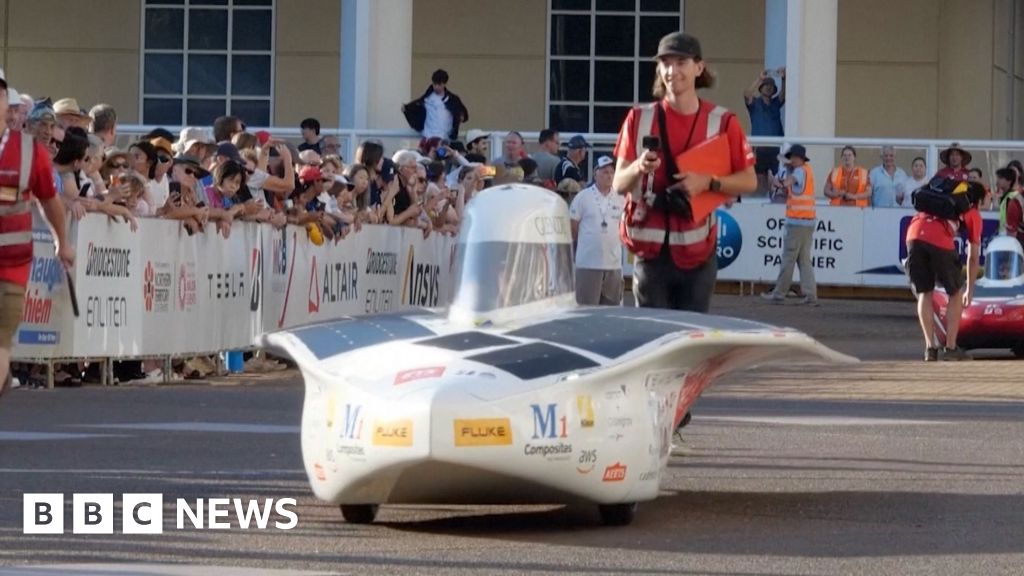 Watch: Solar-powered cars start epic Australian outback race
