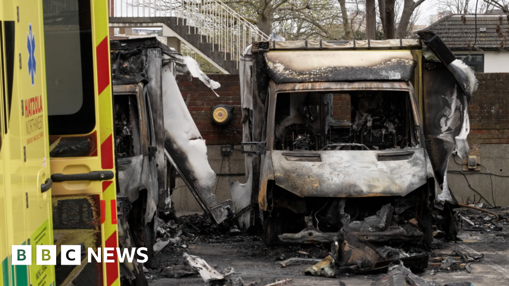 Two men arrested over Jewish charity ambulance arson attacks