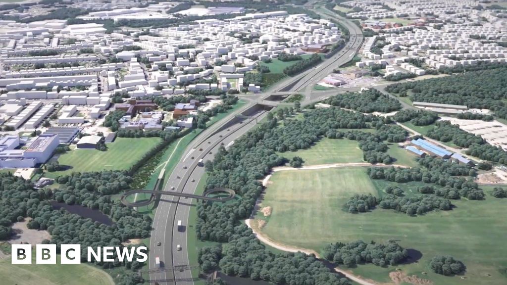 Fears over A38 Derby works despite 1,100 new homes planned - BBC News