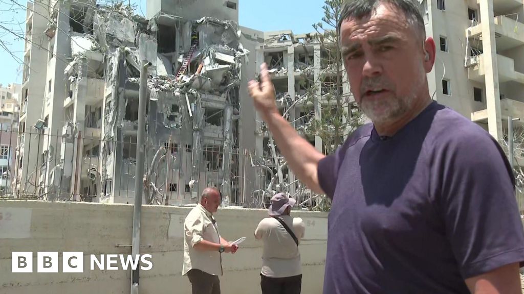 ‘It took a direct hit’ – BBC at scene of Beersheba missile strike