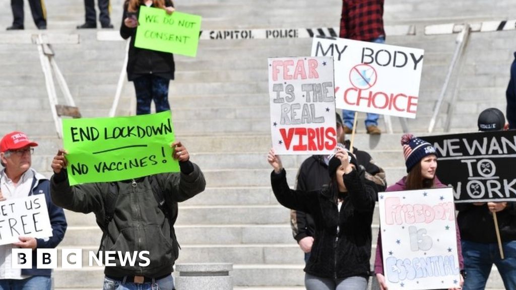 Coronavirus: Governors ask Trump to call off lockdown protests