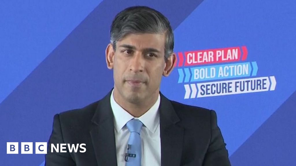 Watch: BBC asks Sunak if manifesto is 'last chance saloon'