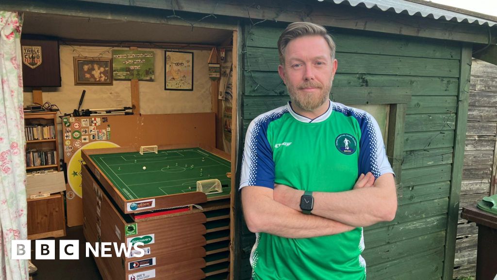 Subbuteo: Preparing for the World Cup in a garden shed