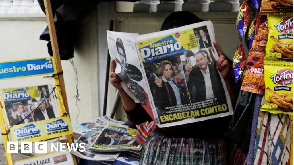 Guatemala poll pits ex-first lady against ex-prison chief