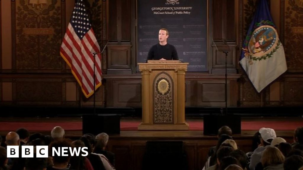 Facebook chief rules out banning political adverts