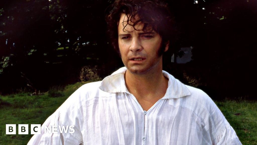 Colin Firth as Mr Darcy in the six-part BBC adaptation of the Jane Austen novel 'Pride and Prejudice', 1995.