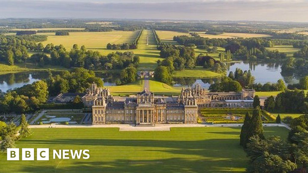 Blenheim Palace Estate pilots organic waste project BBC News